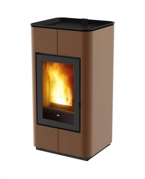 Stufa a Pellet Mcz TRAY Natural 8kw - Colore Bronzo