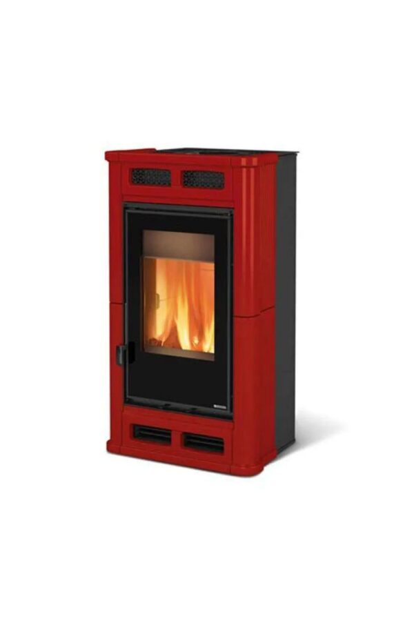 Stufa a legna La Nordica/Extraflame FLO' 8,3kw - Colore Bordeaux