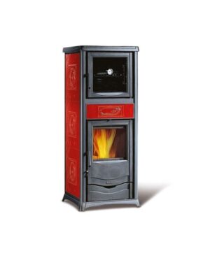 Stufa a Legna La Nordica/Extraflame ROSSELLA PLUS FORNO EVO 9,1kw - Disponibile in due differenti colori