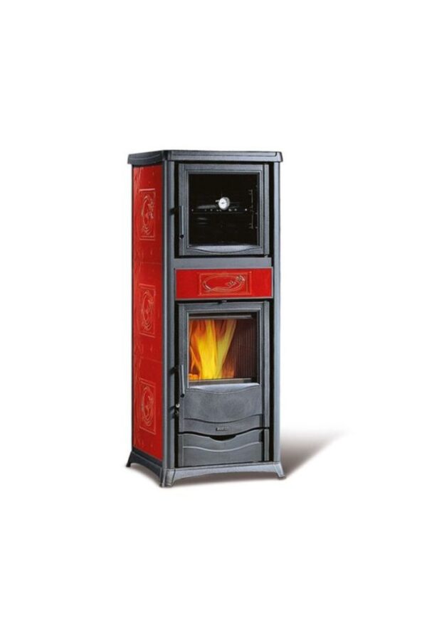 Stufa a Legna La Nordica/Extraflame ROSSELLA PLUS FORNO EVO 9,1kw - Disponibile in due differenti colori